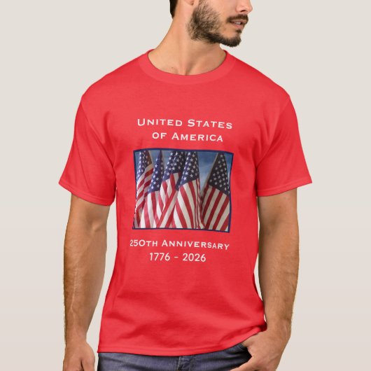 Onafhankelijkheidsverklaring op 4 juli 1776 t-shirt (Voorkant)