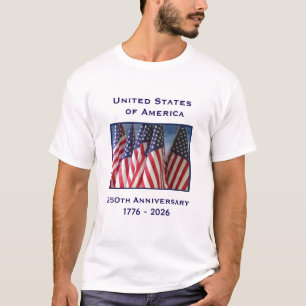 Onafhankelijkheidsverklaring op 4 juli 1776 t-shirt