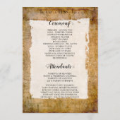 Onafhankelijkheidsverklaring 📜 oud perkament uit  programmakaart (Achterkant)