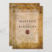 Onafhankelijkheidsverklaring 📜 oud perkament uit  programmakaart (Voorkant / Achterkant)