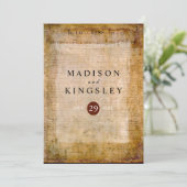 Onafhankelijkheidsverklaring 📜 oud perkament uit  programmakaart (Staand voorkant)