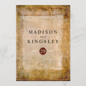 Onafhankelijkheidsverklaring 📜 oud perkament uit  programmakaart (Voorkant)