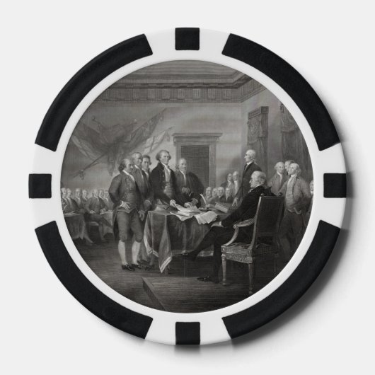 Onafhankelijkheidsverklaring Pokerchips (Voorkant)