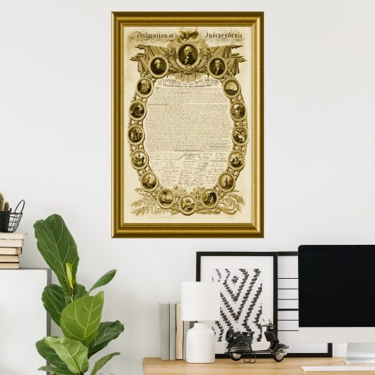 Onafhankelijkheidsverklaring Poster (Thuiskantoor)