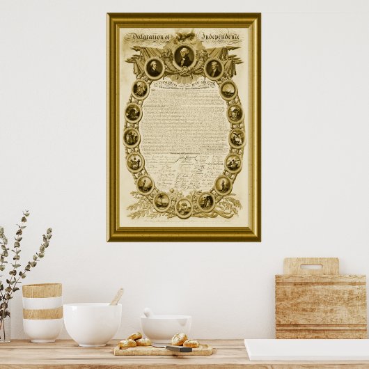 Onafhankelijkheidsverklaring Poster (Keuken)