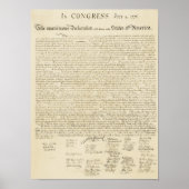 onafhankelijkheidsverklaring poster (Voorkant)