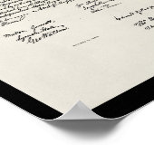 Onafhankelijkheidsverklaring Poster (Hoek)