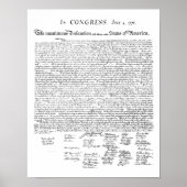 Onafhankelijkheidsverklaring Poster (Voorkant)