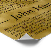 Onafhankelijkheidsverklaring Poster (Hoek)