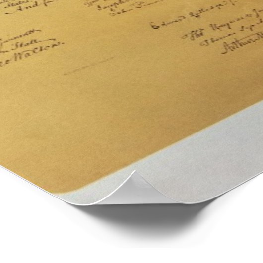 Onafhankelijkheidsverklaring Poster (Hoek)