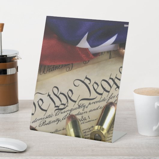 Onafhankelijkheidsverklaring Reclamebord Met Voetstuk (Insitu)