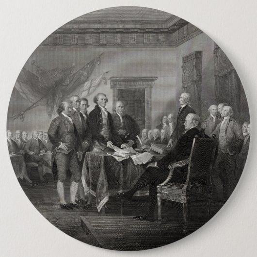 Onafhankelijkheidsverklaring Ronde Button 6,0 Cm (Voorkant)