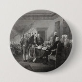 Onafhankelijkheidsverklaring Ronde Button 7,6 Cm (Voorkant)