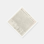 onafhankelijkheidsverklaring servet (Hoek)