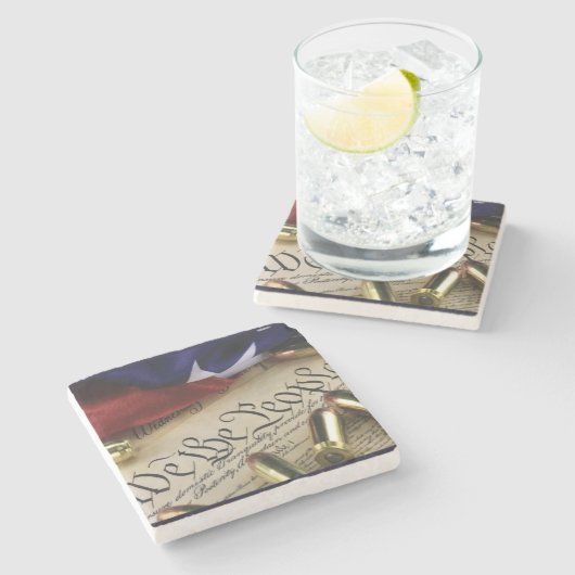 Onafhankelijkheidsverklaring Stenen Onderzetter (Zijkant)