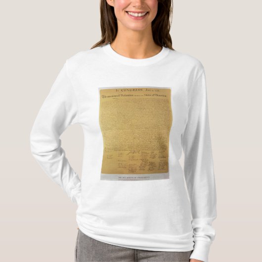 Onafhankelijkheidsverklaring T-shirt (Voorkant)