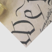 Onafhankelijkheidsverklaring Tissuepapier (Detail)