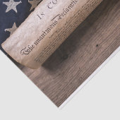 Onafhankelijkheidsverklaring Tissuepapier (Detail)