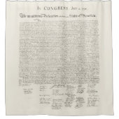 Onafhankelijkheidsverklaring van 4 juli Amerika Douchegordijn (Voorkant)
