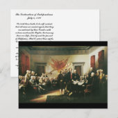 Onafhankelijkheidsverklaring van Briefkaart (Voorkant / Achterkant)