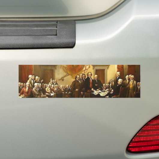 Onafhankelijkheidsverklaring van Bumpersticker (Op auto)