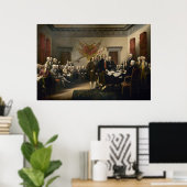 Onafhankelijkheidsverklaring van de Verenigde Stat Poster (Thuiskantoor)