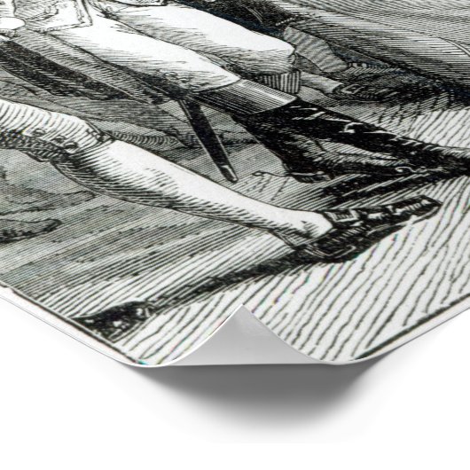 Onafhankelijkheidsverklaring van de Verenigde Stat Poster (Hoek)