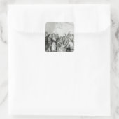 Onafhankelijkheidsverklaring van de Verenigde Stat Vierkante Sticker (Tas)