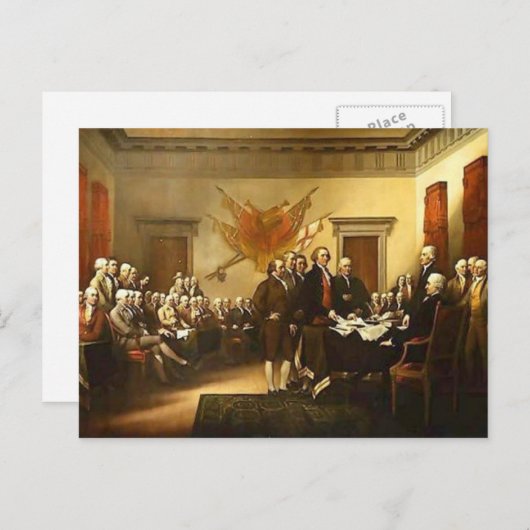 Onafhankelijkheidsverklaring van het Briefkaart Tr (Voorkant / Achterkant)