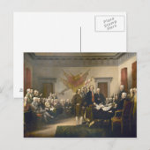 Onafhankelijkheidsverklaring van John Trumbull 181 Briefkaart (Voorkant / Achterkant)
