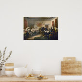 Onafhankelijkheidsverklaring van John Trumbull 181 Poster (Keuken)