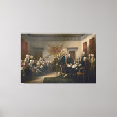 Onafhankelijkheidsverklaring van John Trumbull Canvas Afdruk (Voorkant)