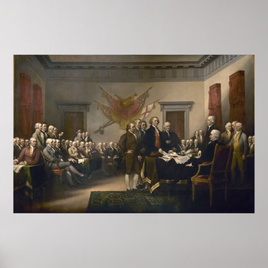 Onafhankelijkheidsverklaring van John Trumbull Poster (Voorkant)
