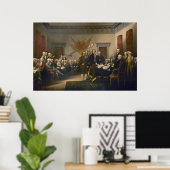 Onafhankelijkheidsverklaring van John Trumbull Poster (Thuiskantoor)