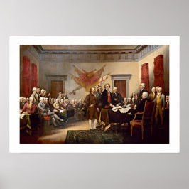 Onafhankelijkheidsverklaring van John Trumbull Poster