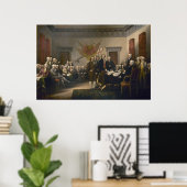 Onafhankelijkheidsverklaring van John Trumbull Pri Poster (Thuiskantoor)