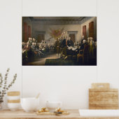 Onafhankelijkheidsverklaring van John Trumbull Pri Poster (Keuken)
