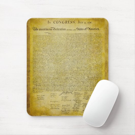 Onafhankelijkheidsverklaring van Mousepad Muismat (Met muis)