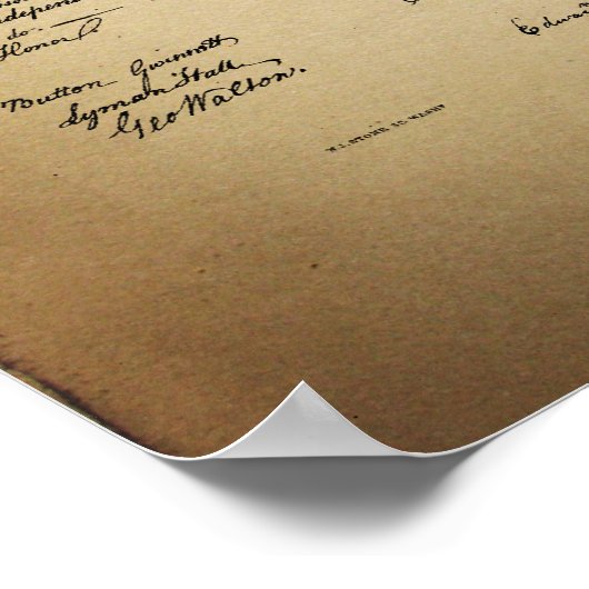  onafhankelijkheidsverklaring van Poster (Hoek)