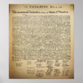  onafhankelijkheidsverklaring van Poster (Voorkant)