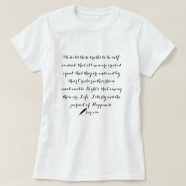 Onafhankelijkheidsverklaring Verenigde Staten 1776 T-shirt