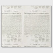 Onafhankelijkheidsverklaring Verenigde Staten Cadeaupapier (Vlak)
