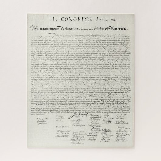 Onafhankelijkheidsverklaring, Verenigde Staten, Legpuzzel (Verticaal)