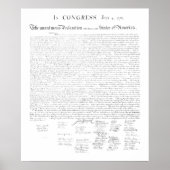 Onafhankelijkheidsverklaring Verenigde Staten Poster (Voorkant)