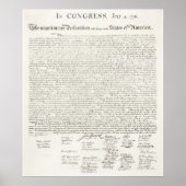 Onafhankelijkheidsverklaring Verenigde Staten Poster (Voorkant)