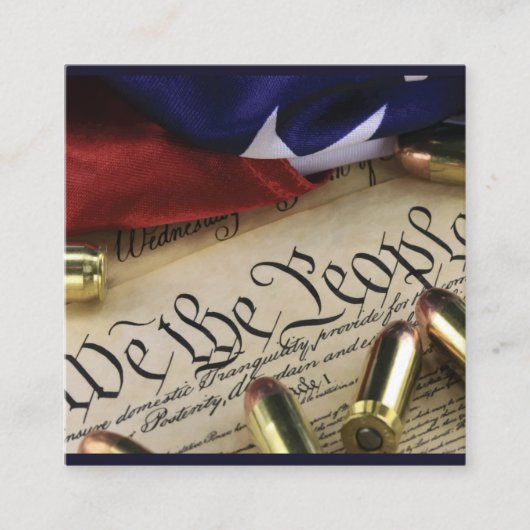 Onafhankelijkheidsverklaring Vierkante Visitekaartje (Voorkant)