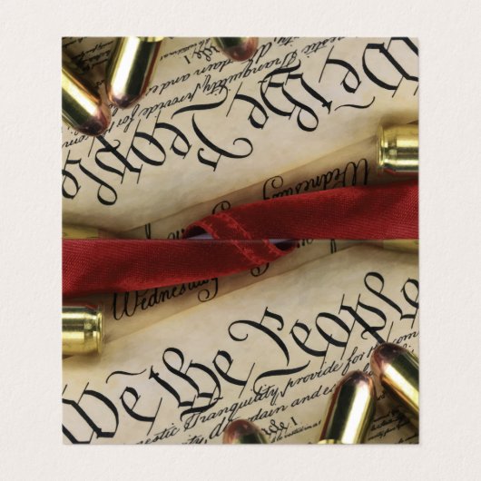 Onafhankelijkheidsverklaring Visitekaartje (Buitenkant ongevouwen)