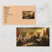 Onafhankelijkheidsverklaring Visitekaartje (Voorkant / Achterkant)