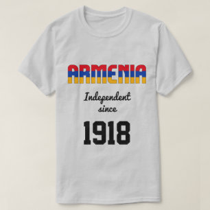 Onafhankelijkheidsviering Armenië vlag T-shirt