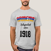 Onafhankelijkheidsviering Armenië vlag T-shirt (Voorkant)